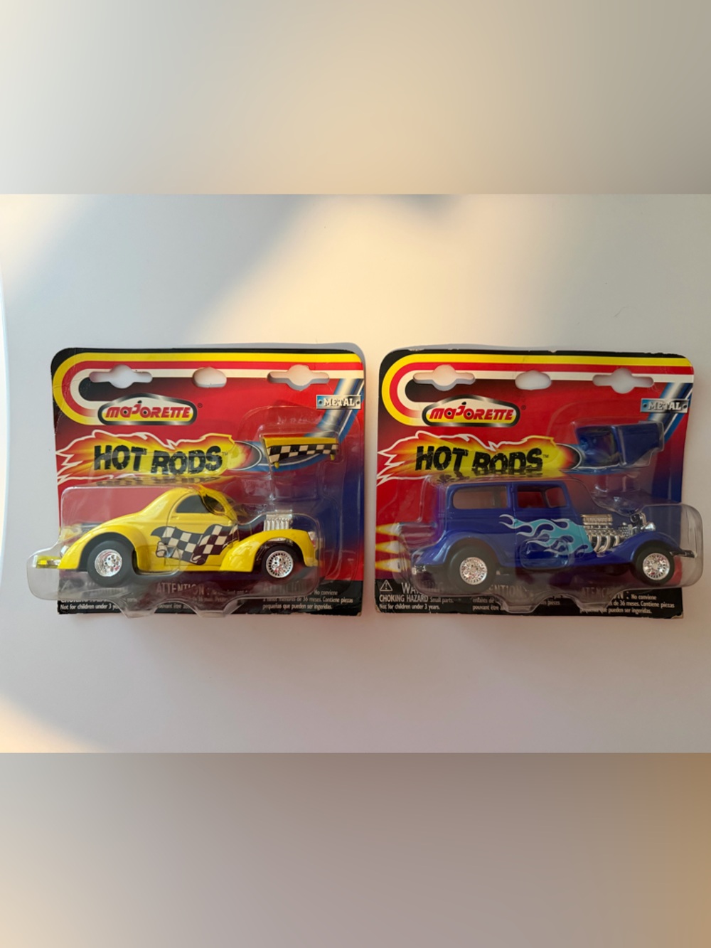 Vintage Majorette Hot Rods Diecast Car Bindle Sealed Willys Coupr + Ford Sedan